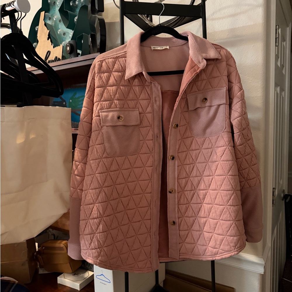 Quilted Pink Jacket